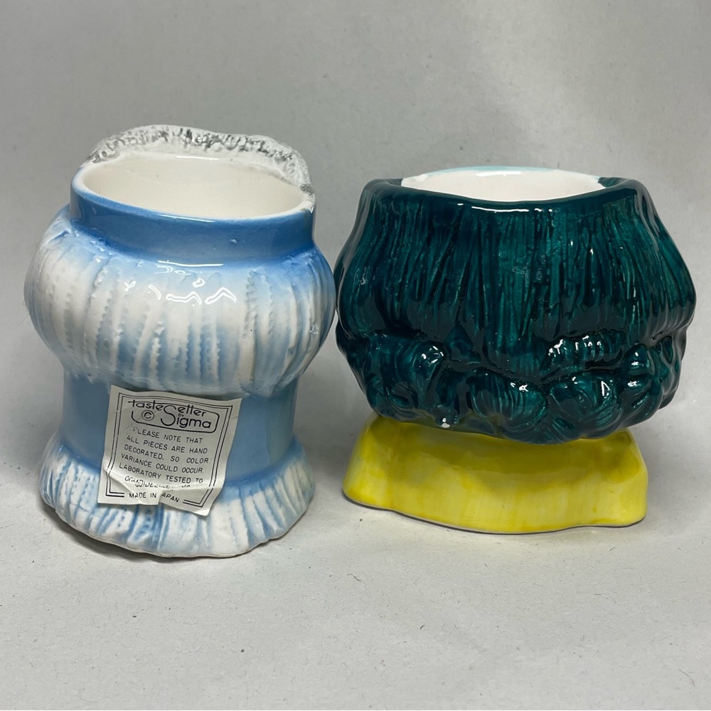 VTG 70s TasteSetter Jim Henson’s Muppets Sam Eagle & Zoot the Sax egg cups (2ct) - Picture 3 of 12
